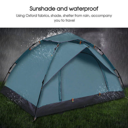 -Waterproof Automatic Quick Open Camping Outdoor Tent UV Protection 3-4 Persons 50% OFF