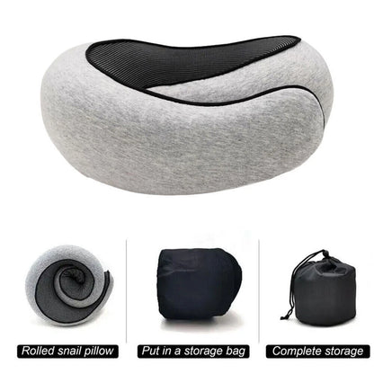 Memory Foam U Shaped Travel Pillow Neck Support Soft Head Rest Plane Car Cushion- 50% OFF